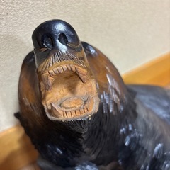 ヴィンテージ 木彫りの熊の画像