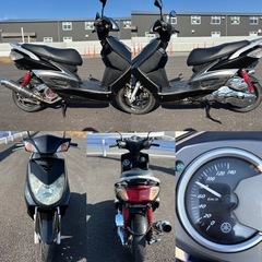 ⭐️自賠責付き❗️シグナスX125SR⭐️色々カスタム仕様⭐️プラグ・グリップなど新品交換済みで快調⭐️原付2種スクーター⭐️の画像