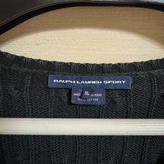 Ralph Lauren Sport ラルフローレン ブラック ニットXLの画像