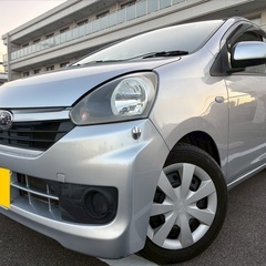 燃費良好‼️走行10万キロ☆分割可❗️車検2年付き！【名変代込み】車內広い！大人気！ダイハツミライース OEM スバル プレオプラス☆SDナビ付き☆走行中DVD見れます☆ドライブレコーダー付き☆そのまま乗って帰れます☆長〜く乗れます☆の画像