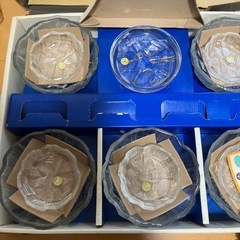 ガラス皿　6セットの画像