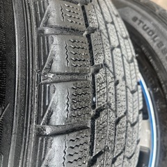 DUNLOP 185/60R15 スタッドレスタイヤ 15インチ ホイールの画像