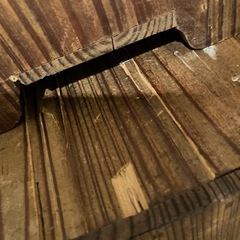 昭和レトロゆらゆらガラス飾り棚食器棚の画像