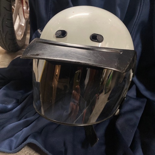 ショウエイ　ジェットヘル　　白バイ風ヘルメット
