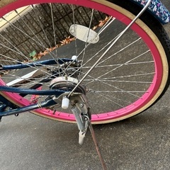 シスタージェニー 自転車 22インチ ネイビー ピンク SisterJenniiの画像