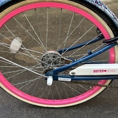 シスタージェニー 自転車 22インチ ネイビー ピンク SisterJenniiの画像