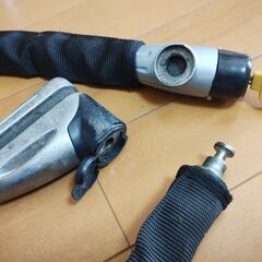 バイク盗難防止チェーンロックの画像