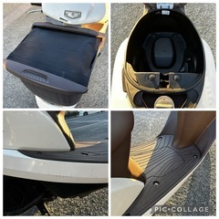 通勤や買い物に便利なバイクの画像