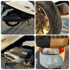 通勤や買い物に便利なバイクの画像