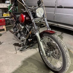 ハーレーダビッドソン92ね年FXSTCエボエンジン   の画像