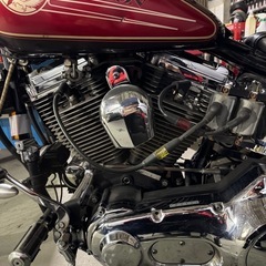 ハーレーダビッドソン92ね年FXSTCエボエンジン   の画像