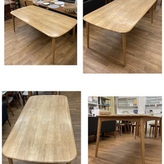 ジモティー限定価格！S136 ⭐ 安井家具 ダイニング６点セット 頑丈な作り 幅180cm USEDの画像