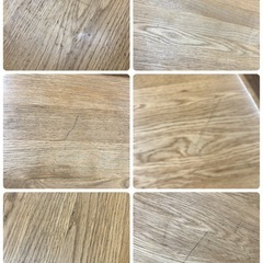 ジモティー限定価格！S136 ⭐ 安井家具 ダイニング６点セット 頑丈な作り 幅180cm USEDの画像