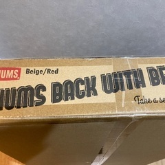 チャムス CHUMS バックウィズベンチ CHUMS Back with Bench Beige/Red [アウトドア チェア]の画像