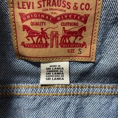 リーバイス　デニムジャケット　Sサイズの画像