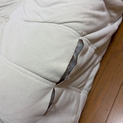 1人掛けソファ　オットマン付きの画像