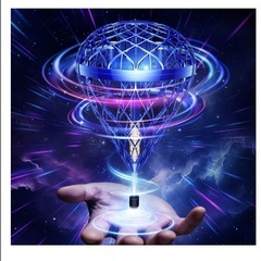 マジック フライングボール 空飛ぶボール 知育玩具 LEDプレゼント 人気の画像