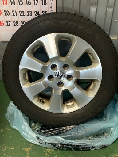 ホイールセットクロスロード　純正アルミホイールタイヤ4本セット215/60R17