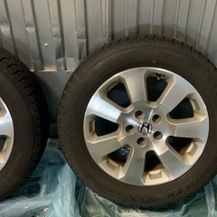 ホイールセットクロスロード　純正アルミホイールタイヤ4本セット215/60R17の画像