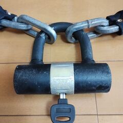 バイク盗難防止チェーンロックの画像