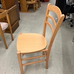 K2511-268 ダイニングチェア ナチュラル キズ汚れ有りの画像
