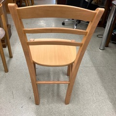 K2511-268 ダイニングチェア ナチュラル キズ汚れ有りの画像