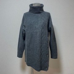 【未使用】アネラリュクス　タートルニット グレー の画像