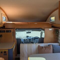 ３連休キャンペーン開始⭐️‼️兵庫⭐️‼️キャンピングカー⭐️‼️バンテック⭐️‼️ATOM⭐️‼️キャブコン　キャブコンバージョン　トヨタ　ライトエーストラックベース　バンクベッド　リア２段ベッド　車検有り　マニュアル車　MT5速　高断熱　クリーニング済み　取扱説明書あり　動画あり　追加写真ありの画像