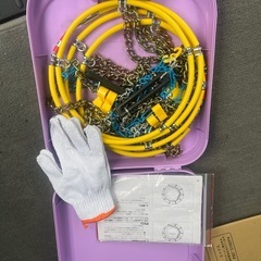 新品未使用。雪楽楽 DASH タイヤチェーン MA-08の画像