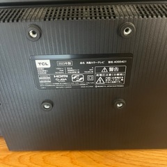 TCL液晶テレビ40型の画像