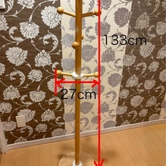 小鳥のコートハンガーの画像