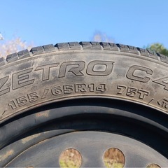 155/65R14タイヤホイールの画像