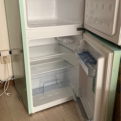 レトロ冷蔵庫の画像