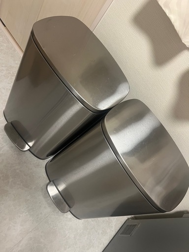 ステンレス　ゴミ箱　セット