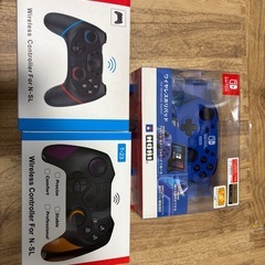 【引取限定】Nintendo Switch 青/黄 本体 + 付属品の画像