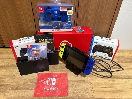 【引取限定】Nintendo Switch 青/黄 本体 + 付属品