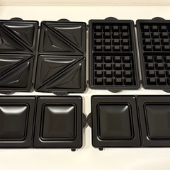 vitantonio ワッフル　ホットサンド　メーカー　赤の画像