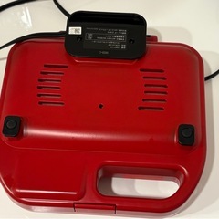 vitantonio ワッフル　ホットサンド　メーカー　赤の画像