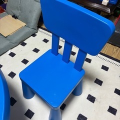 IKEA キッズデスク チェア 2点セット の画像