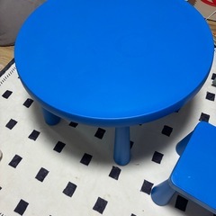 IKEA キッズデスク チェア 2点セット の画像