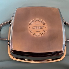 MEYER  マイヤー　スクエアグリルパン　24㎝　　新品　グリルプレス付きの画像