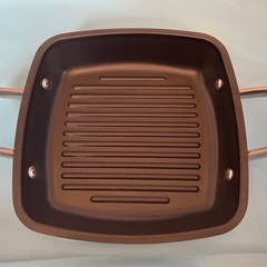 MEYER  マイヤー　スクエアグリルパン　24㎝　　新品　グリルプレス付きの画像