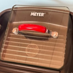MEYER  マイヤー　スクエアグリルパン　24㎝　　新品　グリルプレス付きの画像