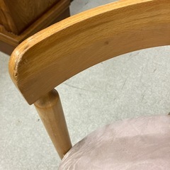 K2511-269 ダイニングチェア 3角 キズ汚れ有りの画像