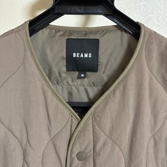 BEAMS ブラウン ダウンジャケット Mの画像