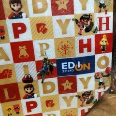 スーパーマリオクリスマスエコバッグの画像