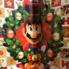 スーパーマリオクリスマスエコバッグの画像