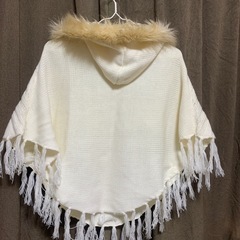 女の子ポンチョ　ブーツおまけの画像