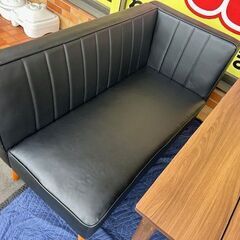 　ダイニングテーブルとソファのセット　テーブル幅約115㎝　奥行約68㎝　の画像