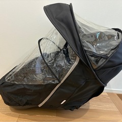 《引き取り限定》純正Panasonic ギュットクルーム Combiフロントチャイルドシート日よけ付の画像